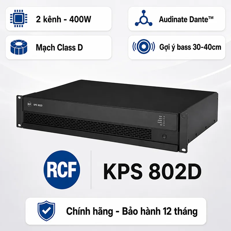 Cục đẩy công suất RCF KPS 802D