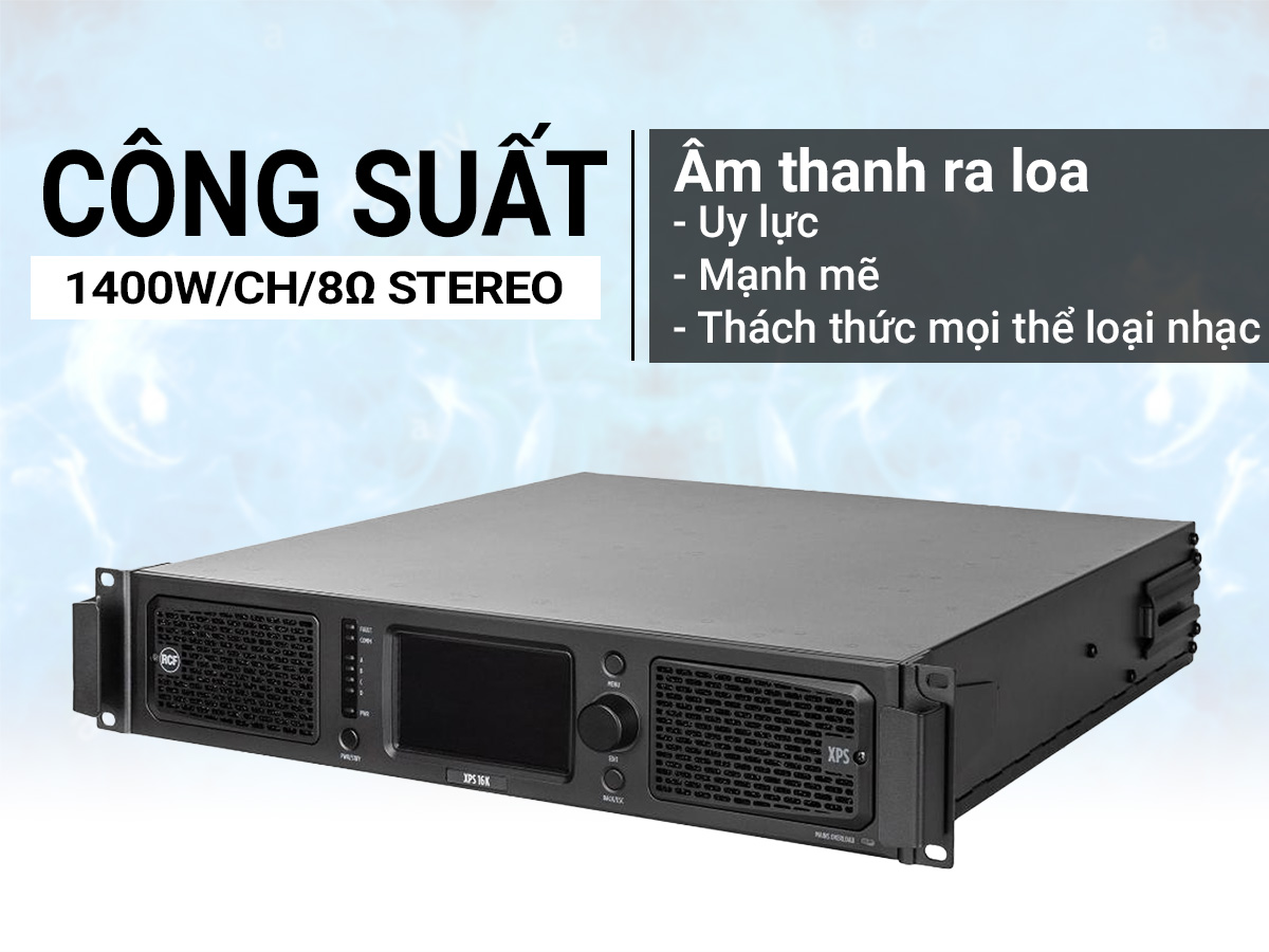 Cục đẩy c&ocirc;ng suất 4 k&ecirc;nh RCF XPS 16K