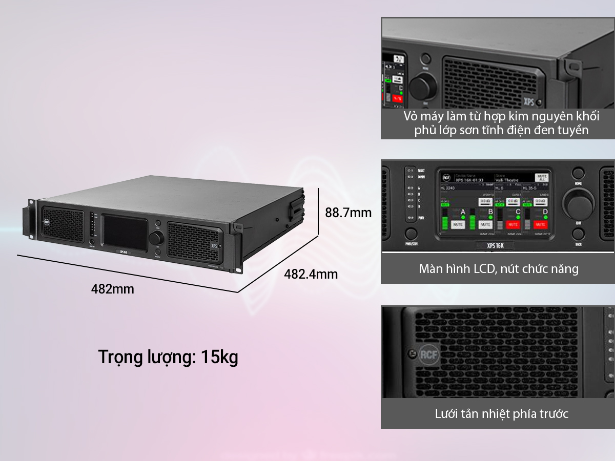 Cục đẩy c&ocirc;ng suất RCF XPS 16K
