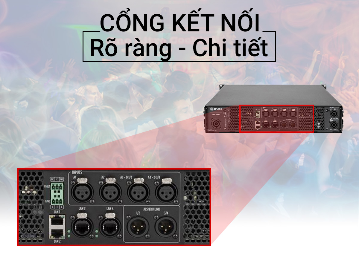 Cục đẩy c&ocirc;ng suất RCF XPS 16K