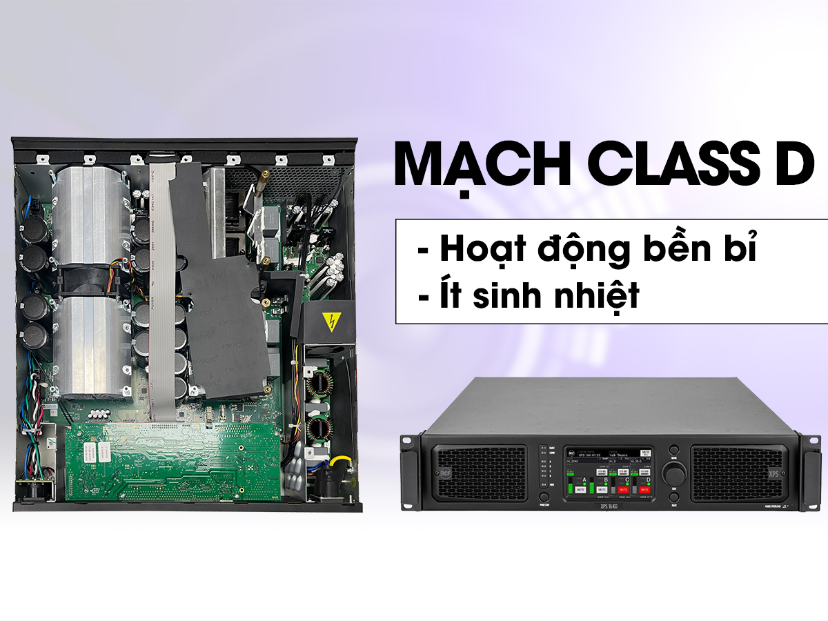 Cục đẩy c&ocirc;ng suất 4 k&ecirc;nh RCF XPS 16KD 