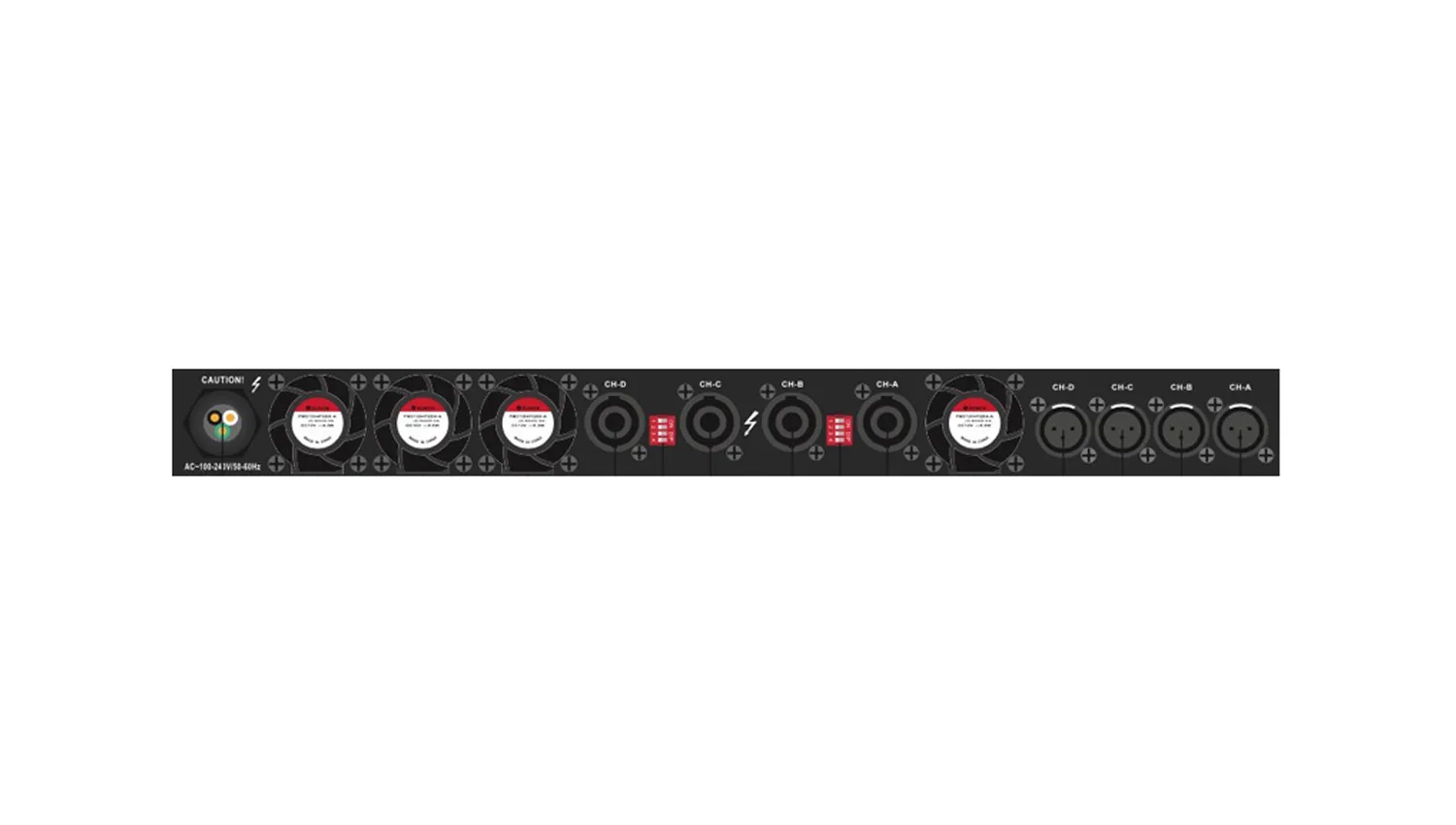Cục đẩy công suất 4 kênh Wharfedale DP-4035