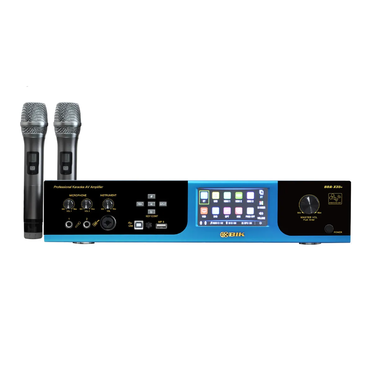 Cục đẩy liền vang kèm Micro không dây BIK BDA-X35+