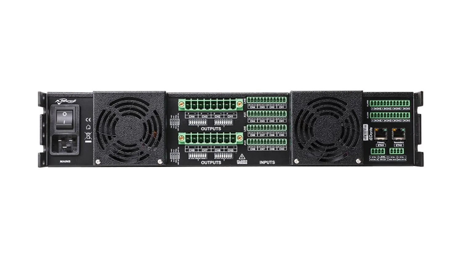 Cục đẩy công suất 8 kênh Powersoft Ottocanali 12K4 DSP+D