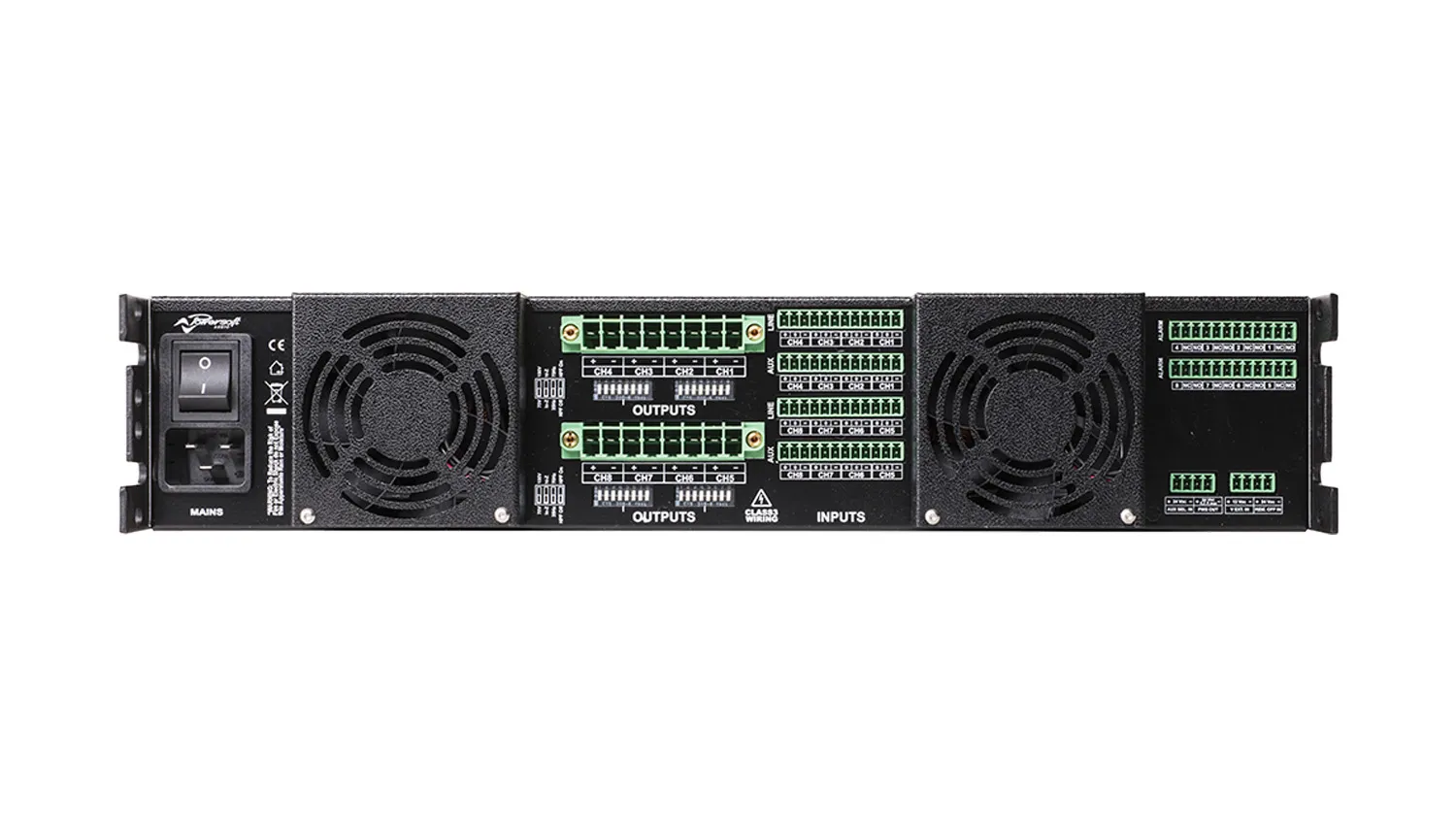 ục đẩy công suất 8 kênh Powersoft Ottocanali 4K4