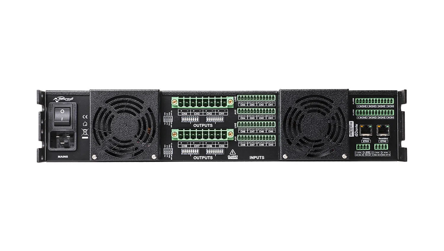 Cục đẩy công suất 8 kênh Powersoft Ottocanali 4K4 DSP+D