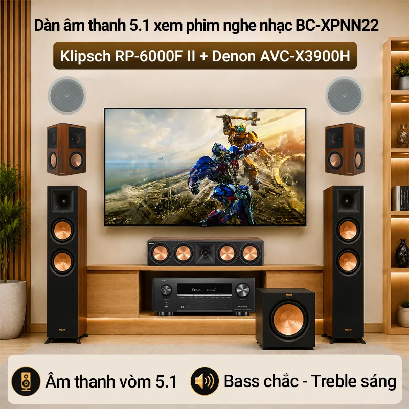 Dàn âm thanh 5.1 xem phim nghe nhạc BC-XPNN22