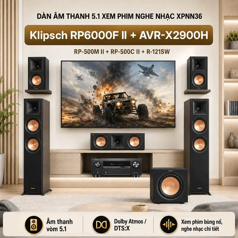 Dàn âm thanh 5.1 xem phim nghe nhạc XPNN36