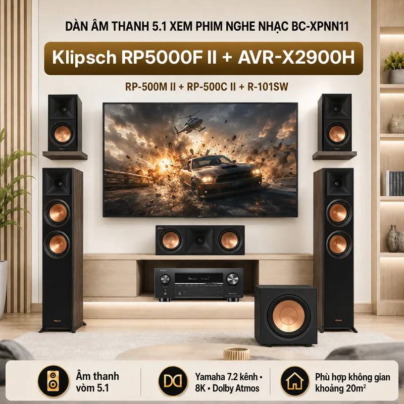 Dàn âm thanh 5.1 xem phim nghe nhạc BC-XPNN11