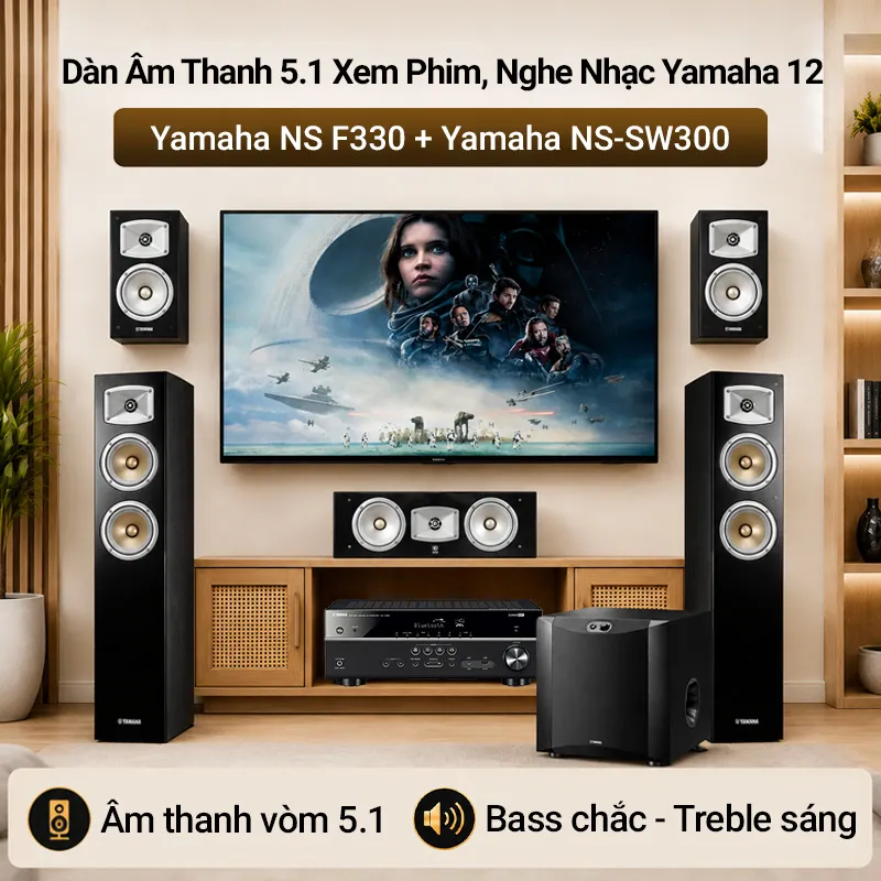 Dàn Âm Thanh 5.1 Xem Phim, Nghe Nhạc Yamaha 12