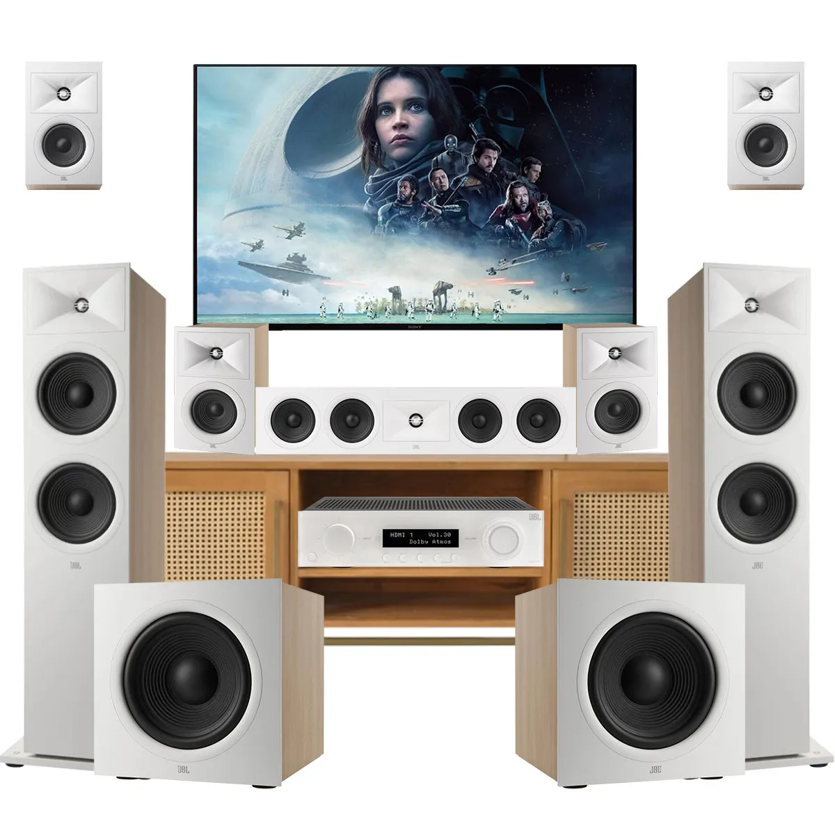 Dàn âm thanh 5.2.2 xem phim nghe nhạc JBL 01
