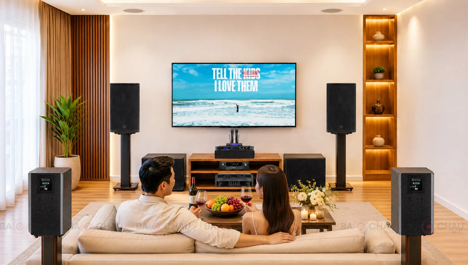 Dàn âm thanh cao cấp 3 trong 1 Karaoke, Nhạc, Phim RCF 01
