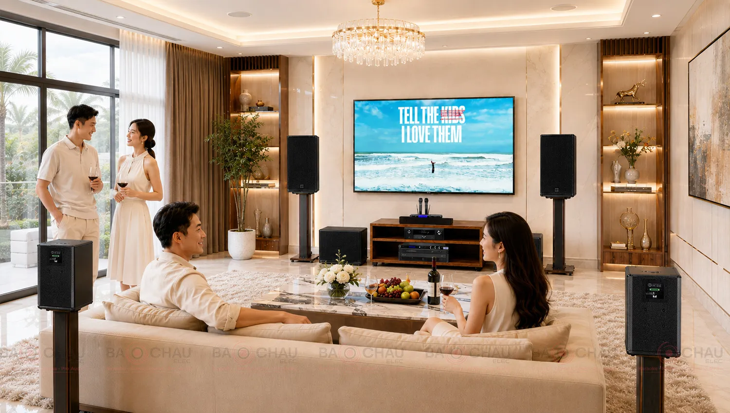 Dàn âm thanh cao cấp 3 trong 1 Karaoke, nhạc, phim RCF 03