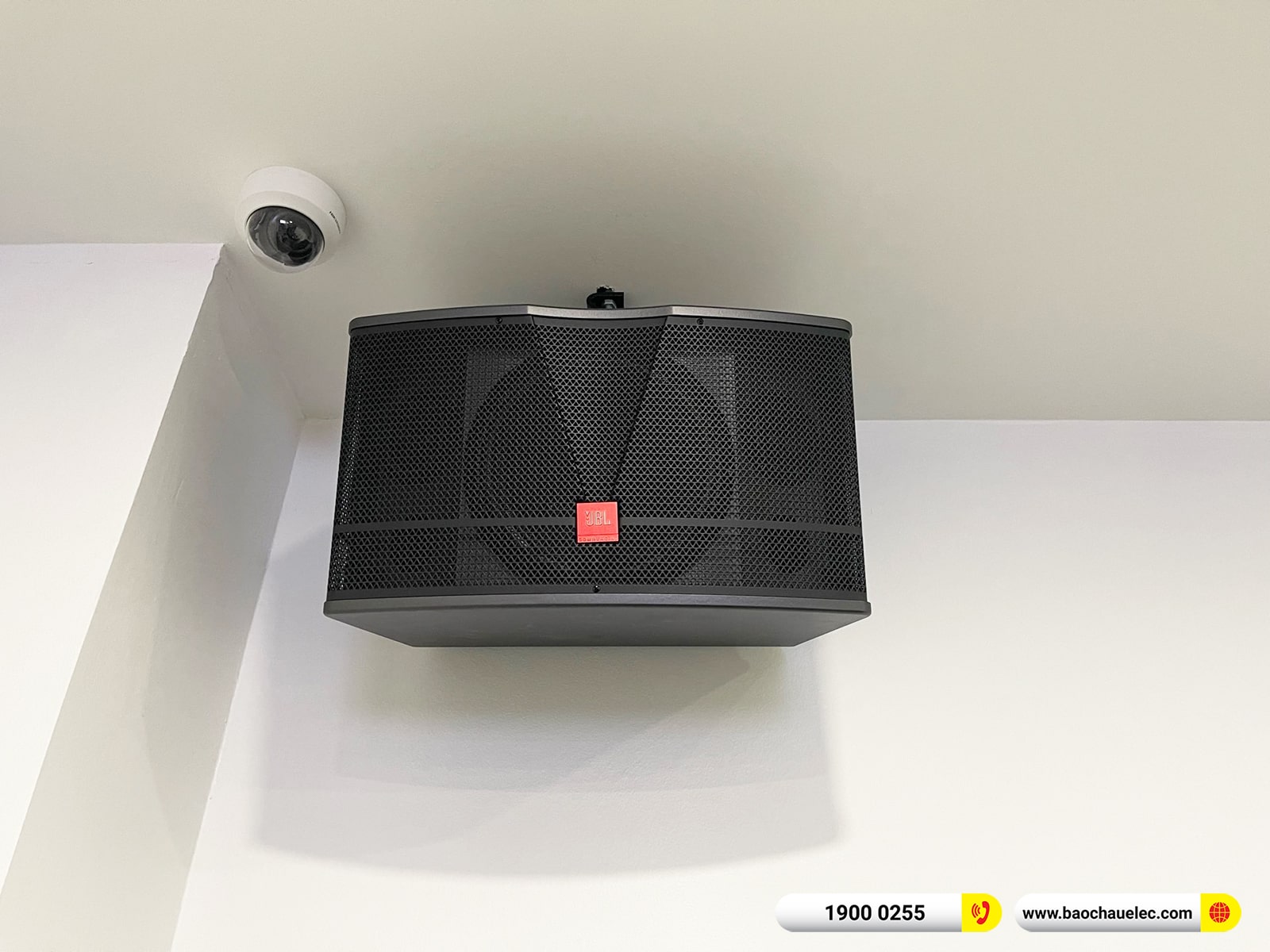 Lắp đặt d&agrave;n &acirc;m thanh hội trường JBL cho c&ocirc;ng ty tại H&agrave; Nội (JBL CV1052T, VM620A, KP500, SW815, MG12XU,&hellip;) 