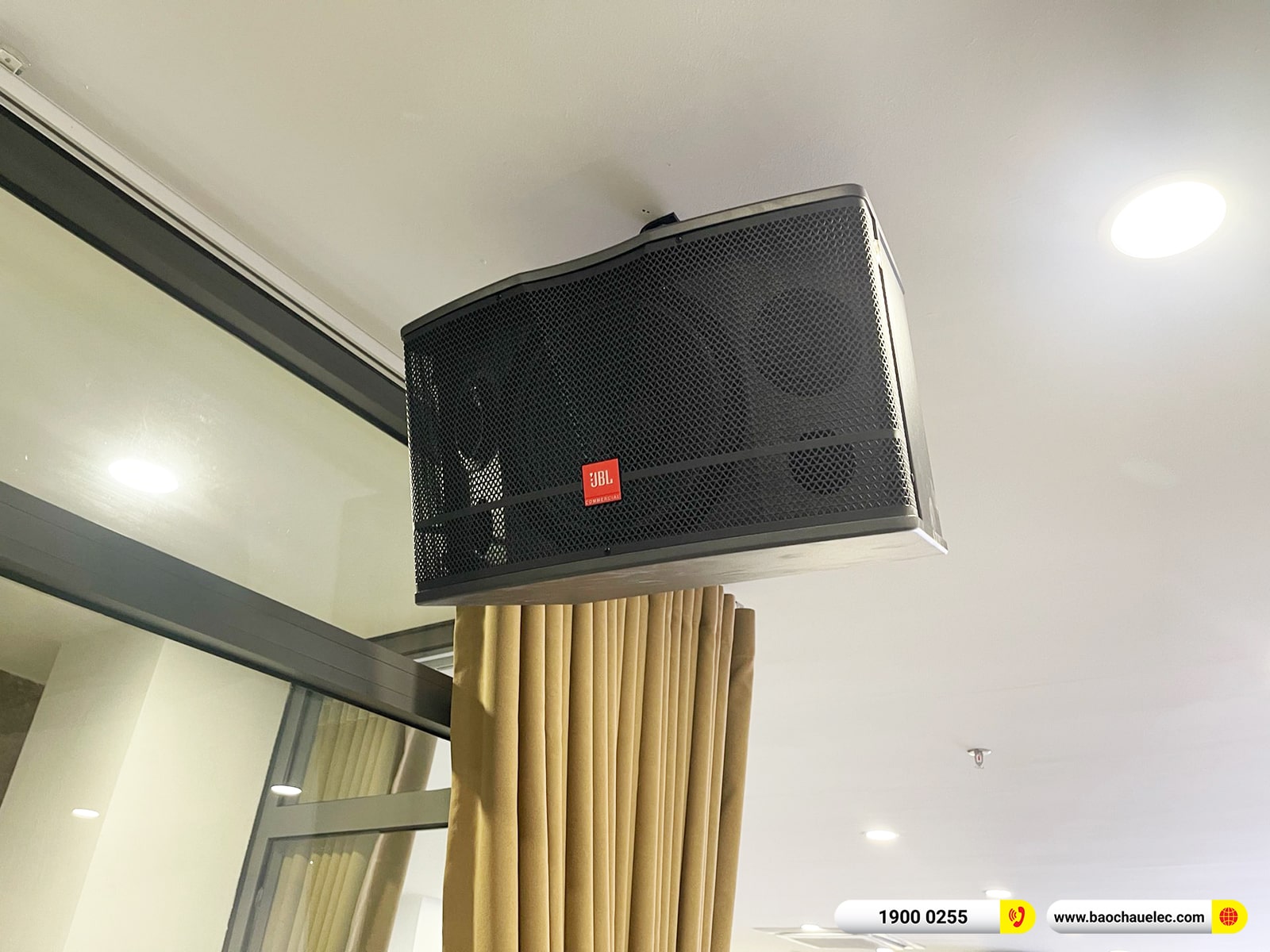 Lắp đặt d&agrave;n &acirc;m thanh hội trường JBL cho c&ocirc;ng ty tại H&agrave; Nội (JBL CV1052T, VM620A, KP500, SW815, MG12XU,&hellip;) 