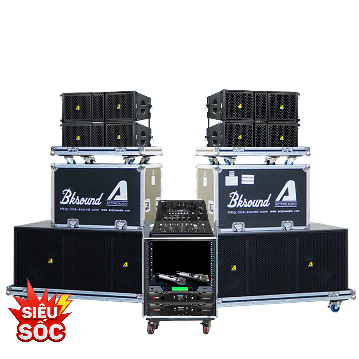 Dàn Âm Thanh Line Array 2 Way Passive Actpro 30