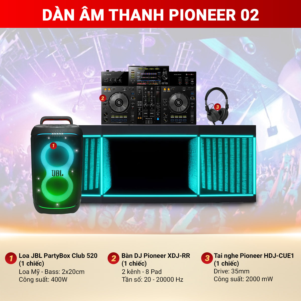 D&agrave;n &acirc;m thanh Pioneer 02