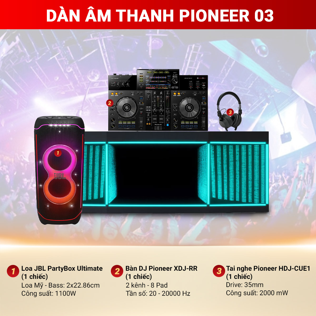 D&agrave;n &acirc;m thanh Pioneer 03