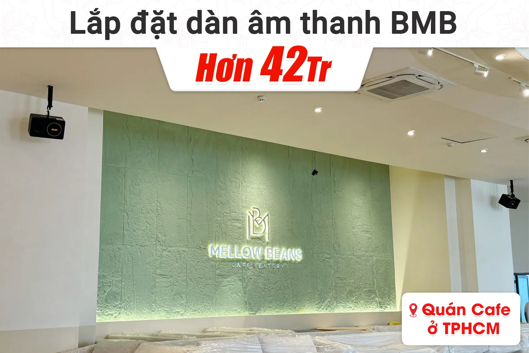 Lắp đặt dàn âm thanh BMB cho Công ty TNHH Thiết kế và Tư vấn Chu tại TPHCM