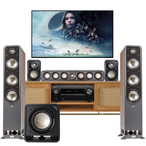 Dàn âm thanh xem phim 5.1 Polk BC-03 (Polk Audio S60+ Polk S15+ Polk S35 + Polk HTS10+Denon X2700H)