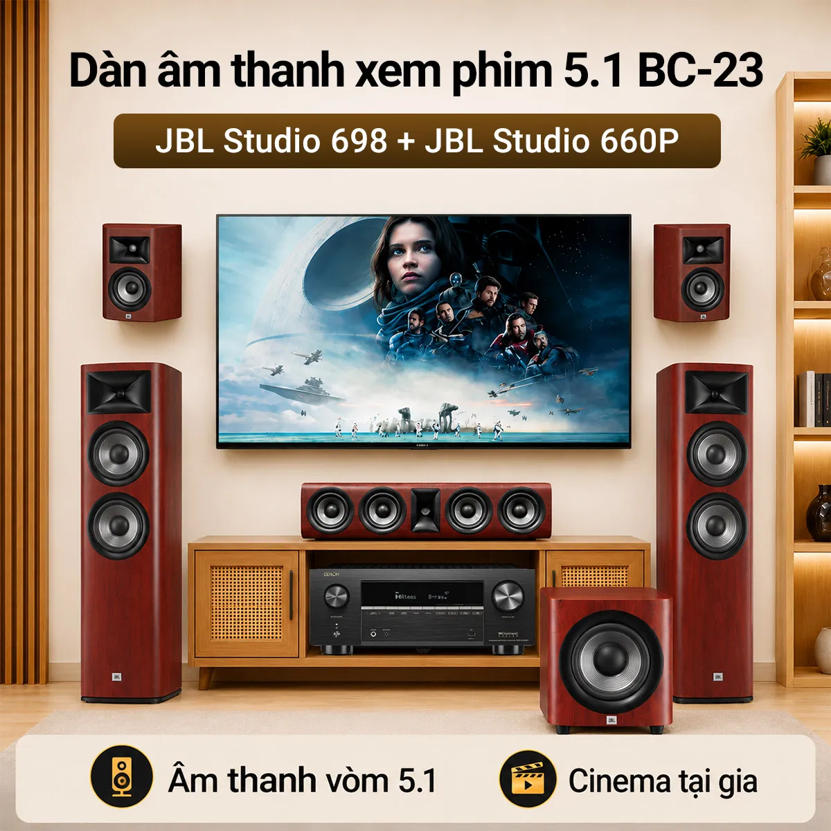 Dàn âm thanh xem phim 5.1 BC-23