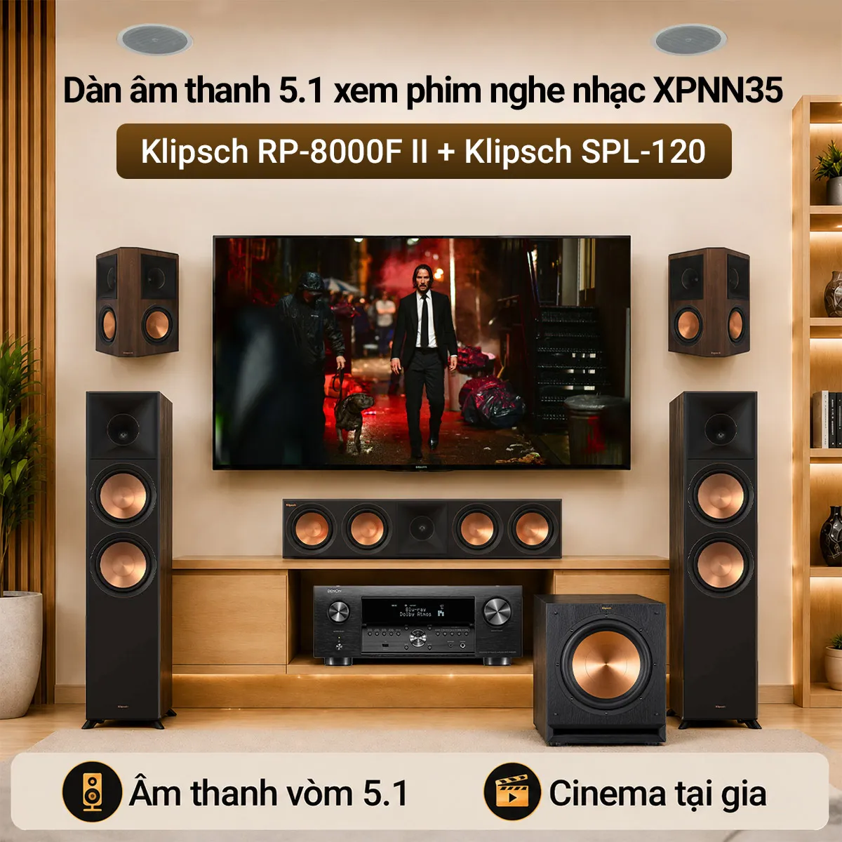 Dàn âm thanh 5.1 xem phim nghe nhạc XPNN35