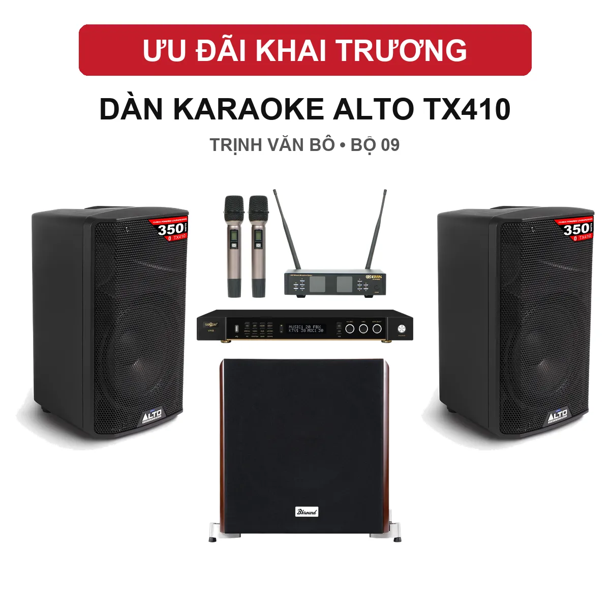 Dàn karaoke khai trương Trịnh Văn Bô 09