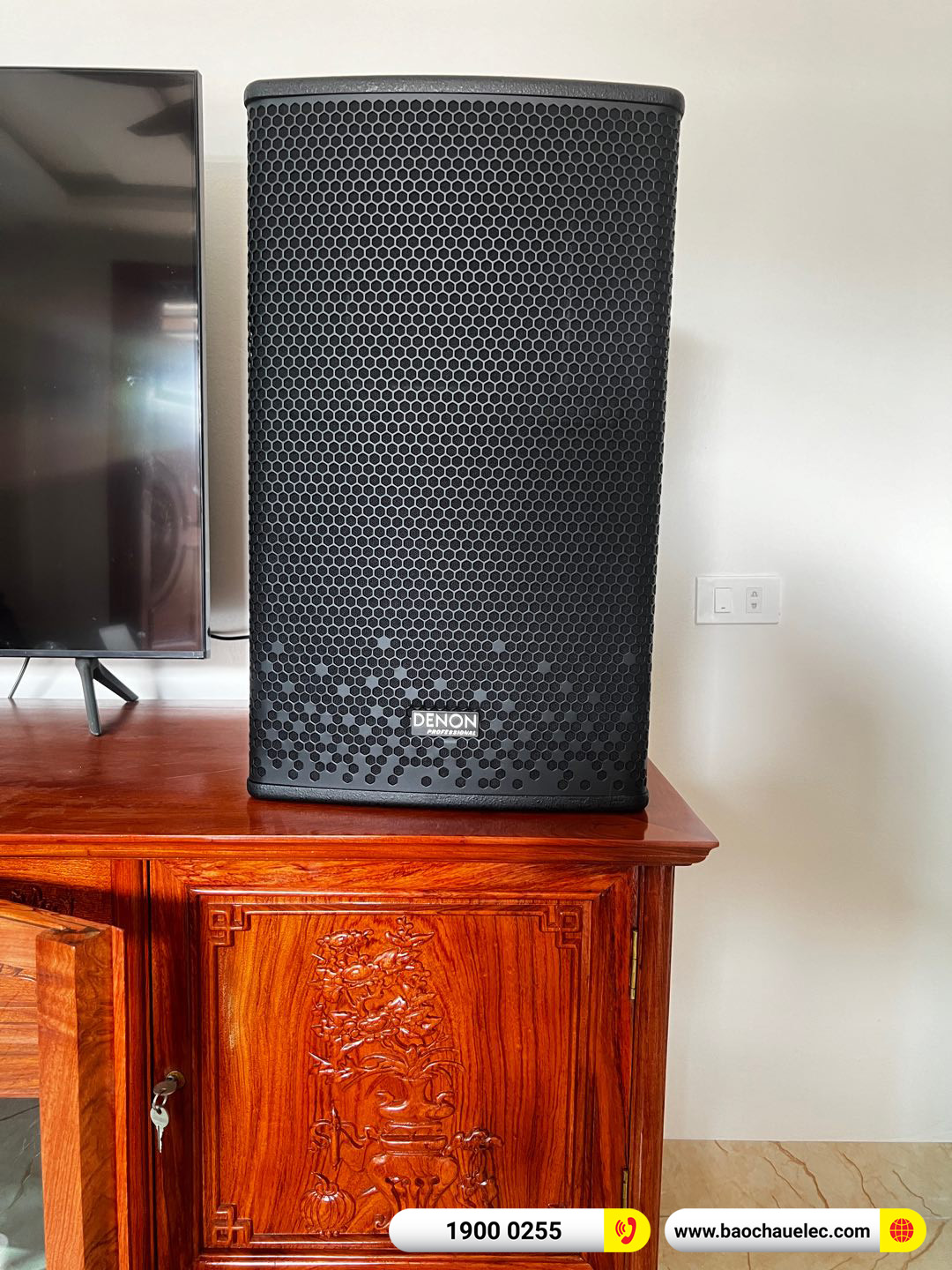 Lắp đặt d&agrave;n karaoke Denon gần 34tr cho ch&uacute; Chung tại H&agrave; Nội