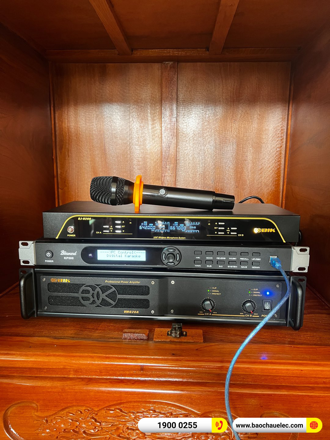 Lắp đặt d&agrave;n karaoke Denon gần 34tr cho ch&uacute; Chung tại H&agrave; Nội