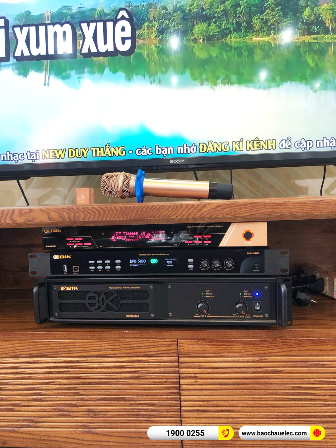 Lắp đặt d&agrave;n karaoke Denon gần 44tr cho anh Đức tại H&agrave; Nội
