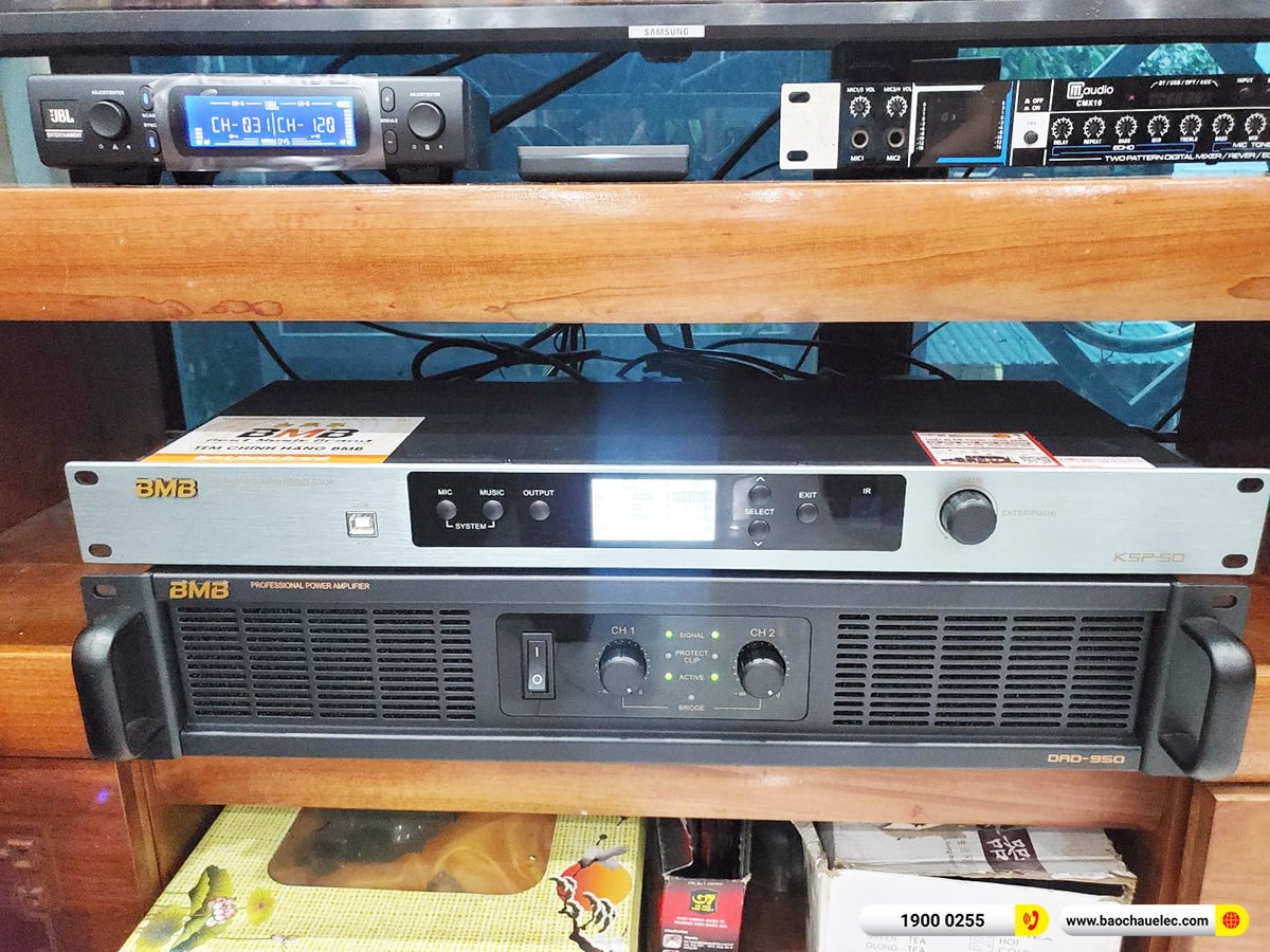 Lắp đặt d&agrave;n karaoke BMB gần 54tr cho anh Dũng tại H&agrave; Nội