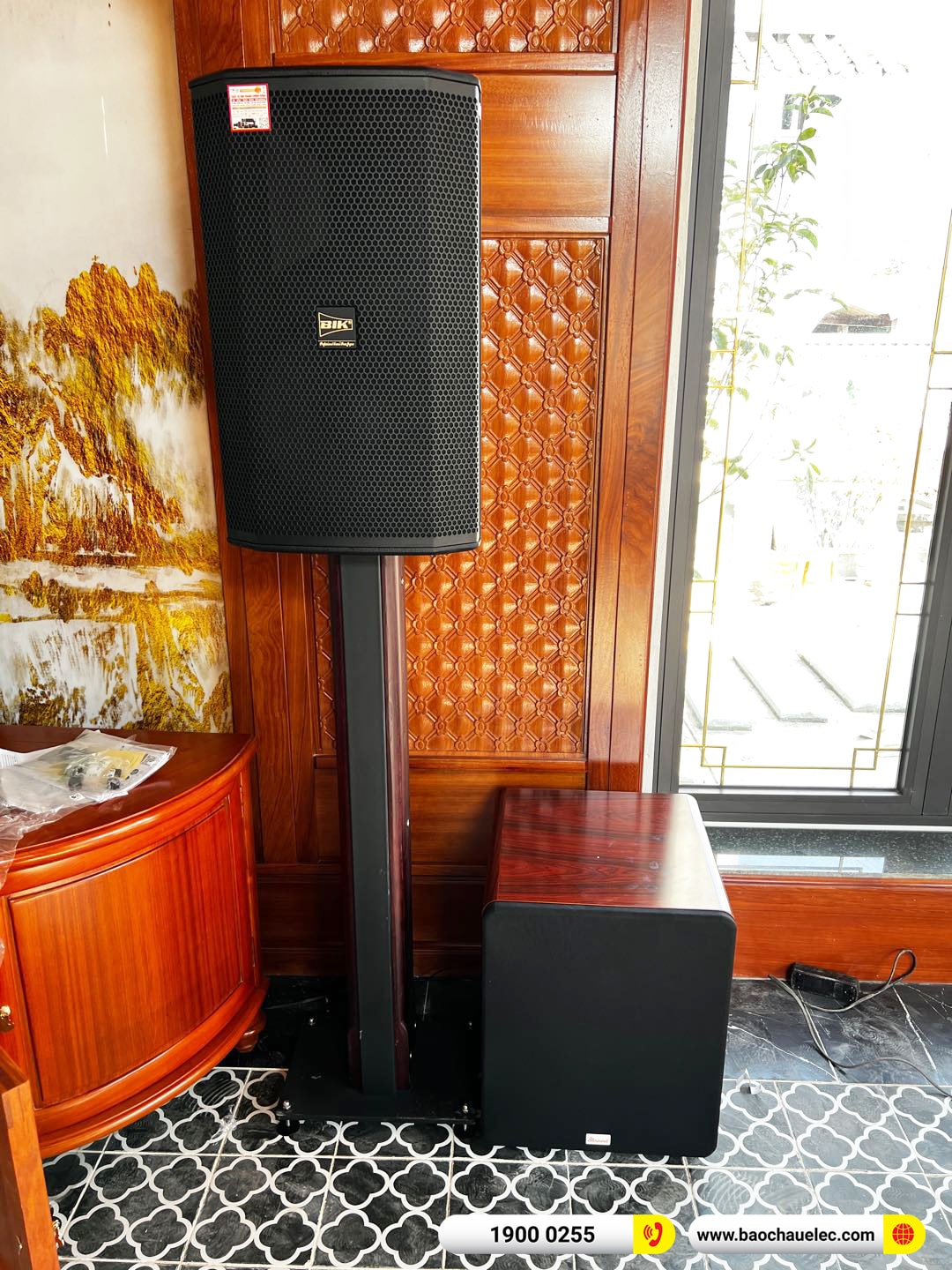 Lắp đặt d&agrave;n karaoke BIK gần 47tr cho anh Dũng tại H&agrave; Nội