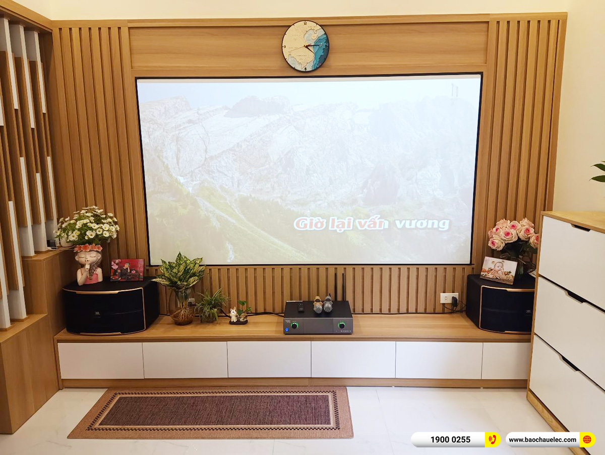 Lắp đặt d&agrave;n karaoke JBL hơn 25tr cho anh Dũng tại H&agrave; Nội