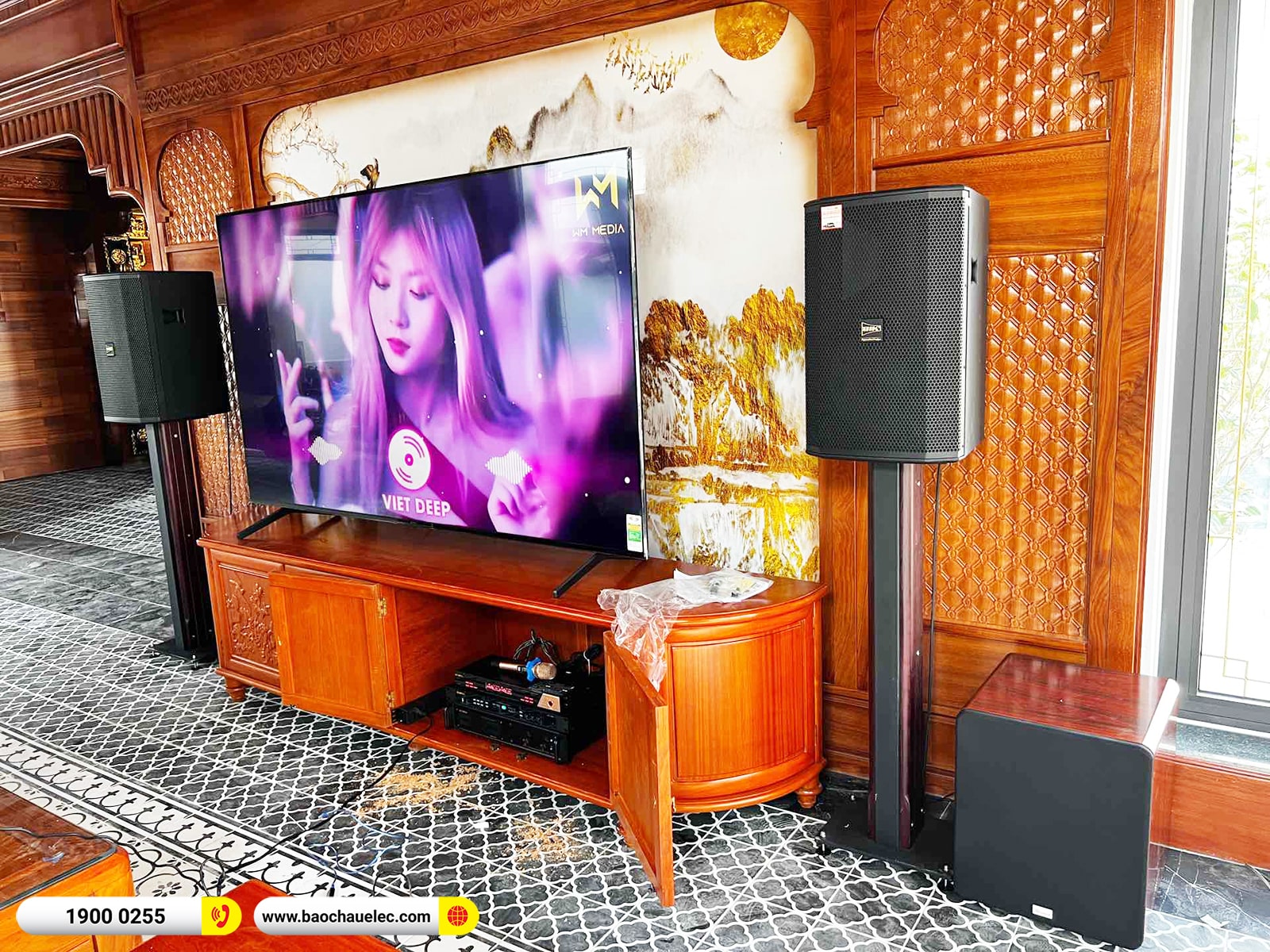 Lắp đặt d&agrave;n karaoke BIK gần 47tr cho anh Dũng tại H&agrave; Nội