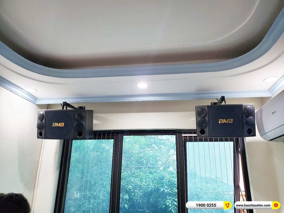 Lắp đặt d&agrave;n karaoke BMB gần 54tr cho anh Dũng tại H&agrave; Nội