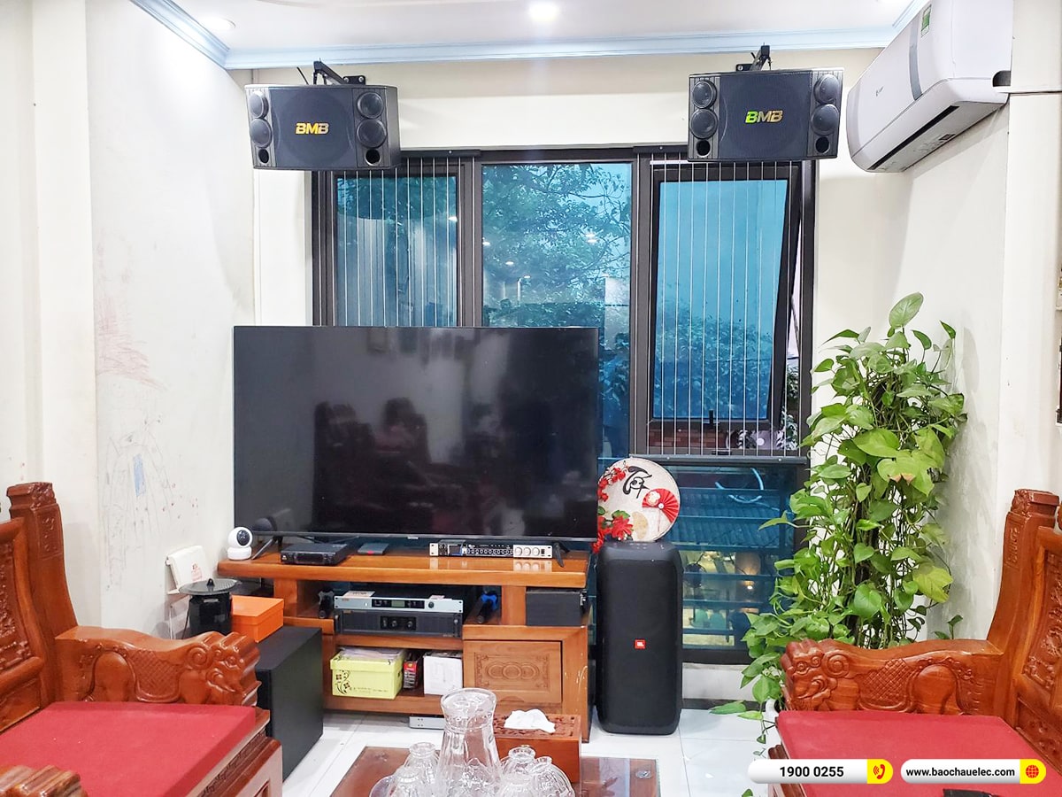 Lắp đặt d&agrave;n karaoke BMB gần 54tr cho anh Dũng tại H&agrave; Nội