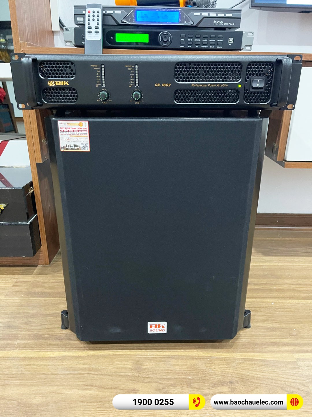 Lắp đặt d&agrave;n karaoke Domus hơn 30tr cho anh Dương tại H&agrave; Nội 