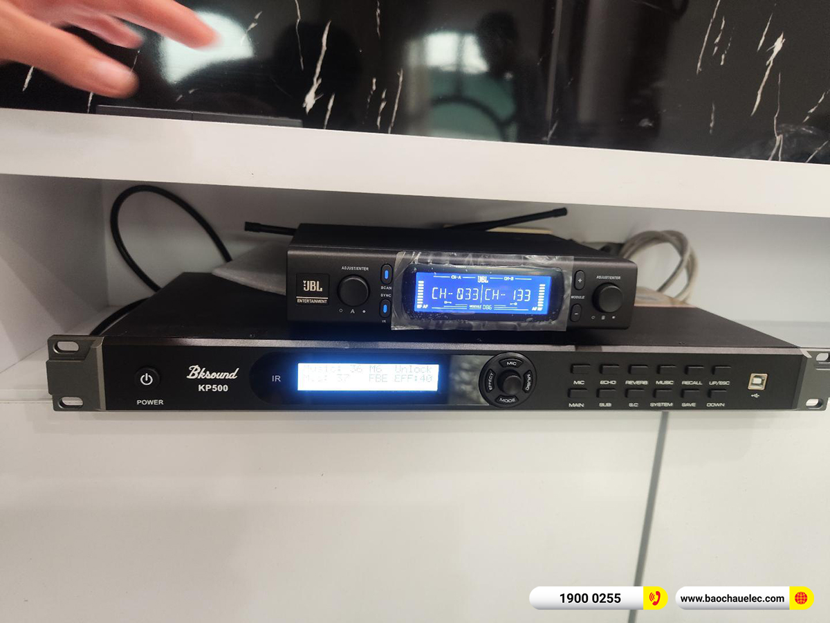 Lắp đặt dàn karaoke JBL hơn 50tr cho anh Giới tại Hà Nội