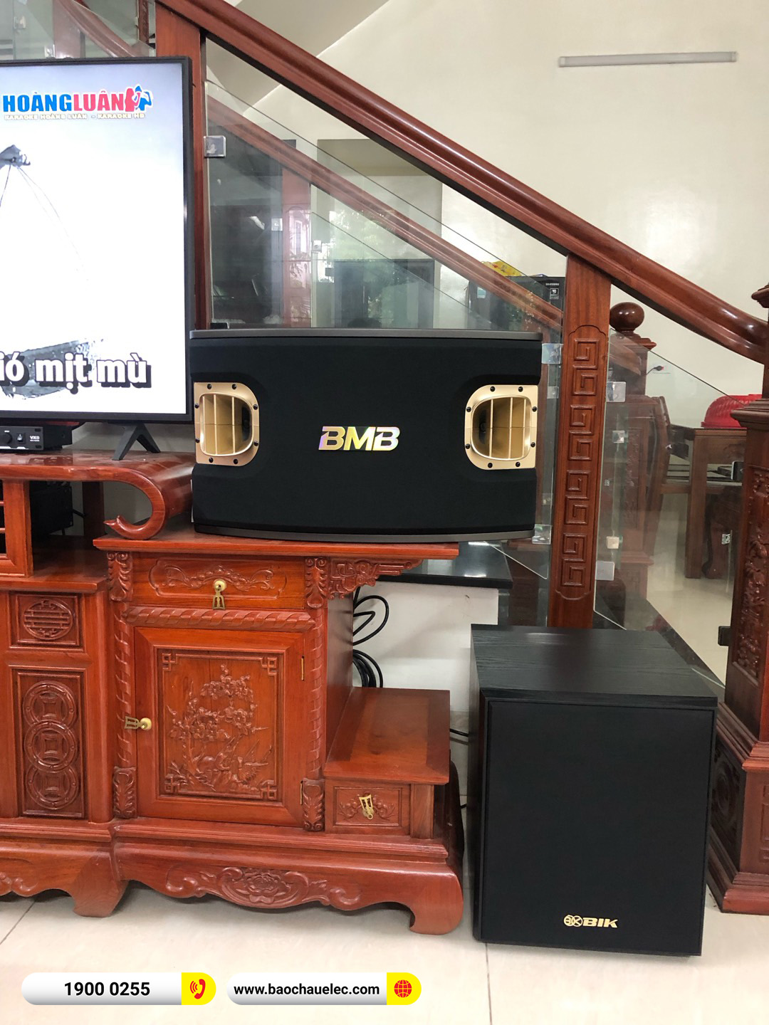 Lắp đặt d&agrave;n karaoke BMB gần 52tr cho anh H&agrave; tại H&agrave; Nội 