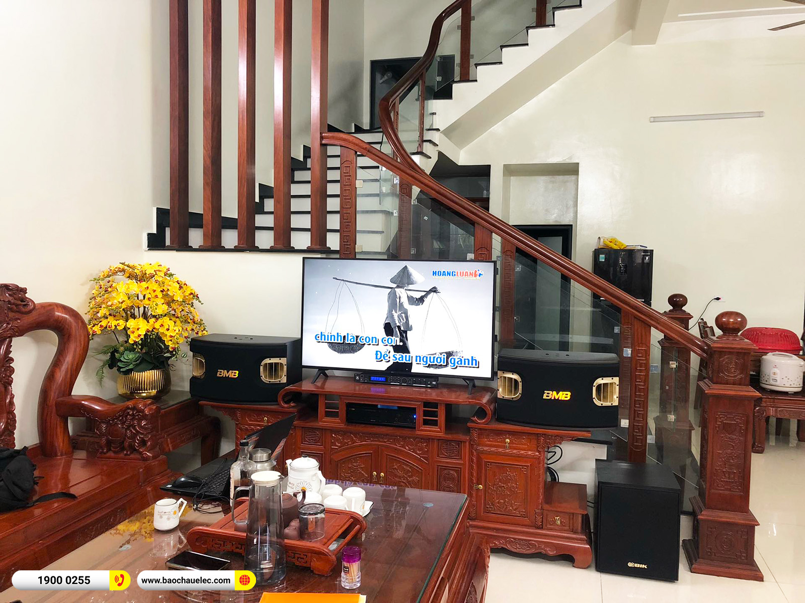 Lắp đặt d&agrave;n karaoke BMB gần 52tr cho anh H&agrave; tại H&agrave; Nội 