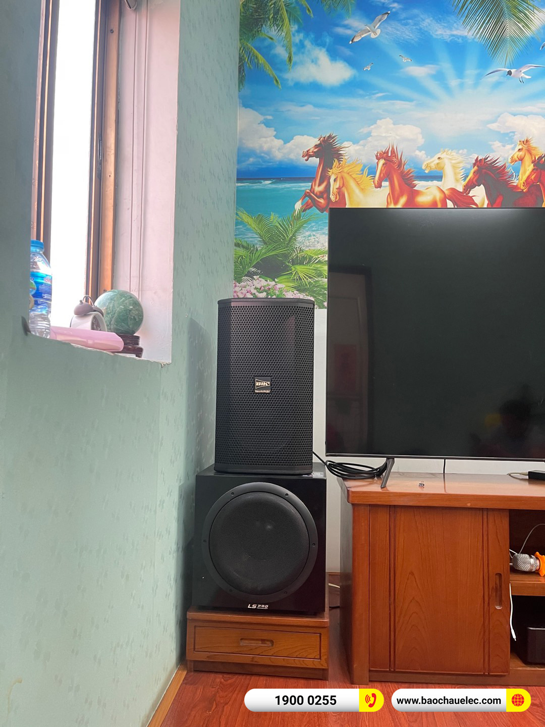 Lắp đặt d&agrave;n karaoke BIK hơn 26tr cho anh Ho&agrave;ng tại H&agrave; Nội 