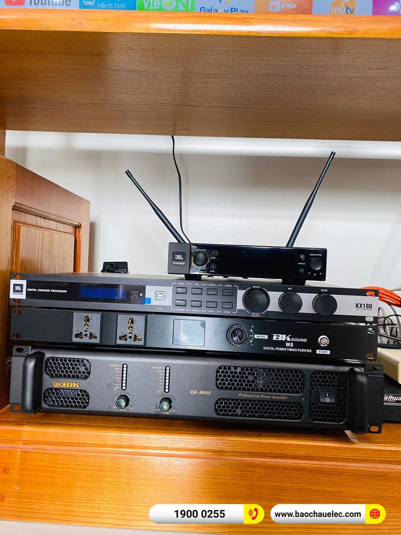 Lắp đặt d&agrave;n karaoke JBL hơn 62tr cho anh Hưng tại Bắc Giang