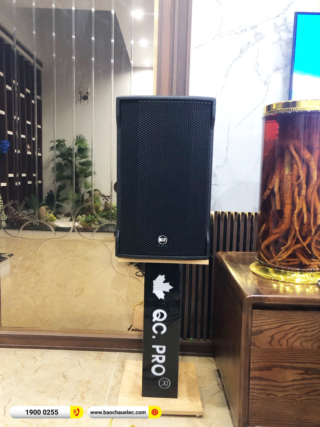 Lắp đặt d&agrave;n karaoke RCF hơn 171tr cho anh H&ugrave;ng tại H&agrave; Nội