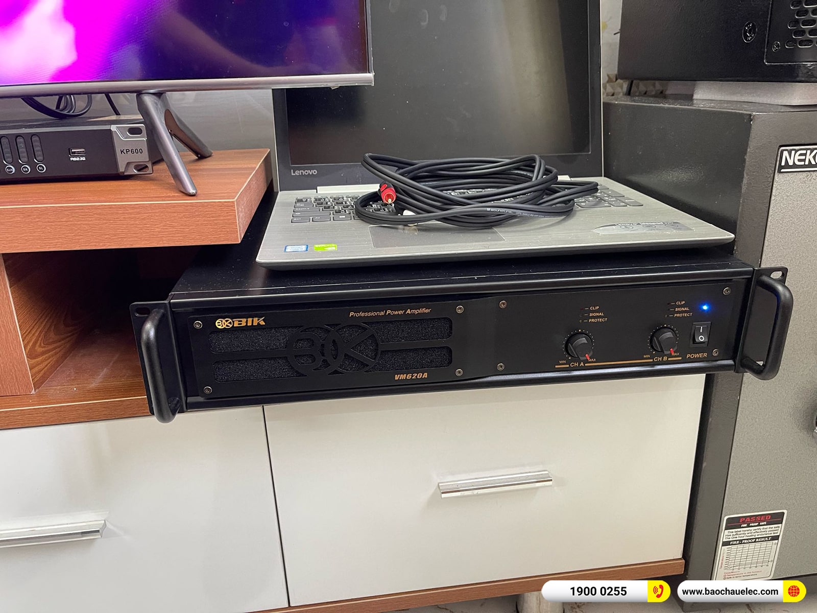 Lắp đặt d&agrave;n karaoke Domus gần 37tr cho anh H&ugrave;ng tại H&agrave; Nội