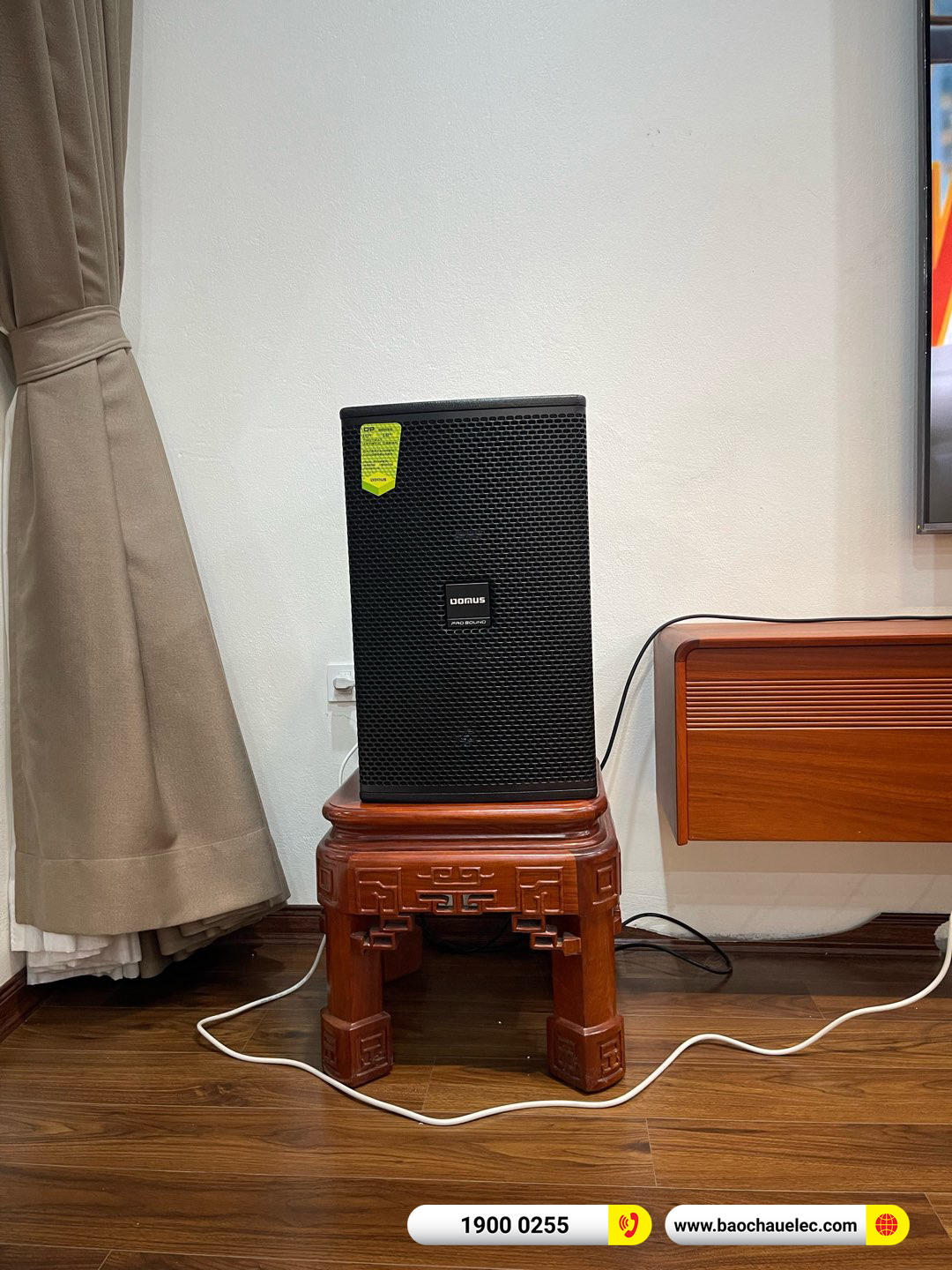Lắp đặt d&agrave;n karaoke Domus gần 24tr cho anh Kh&aacute;nh tại H&agrave; Nội 