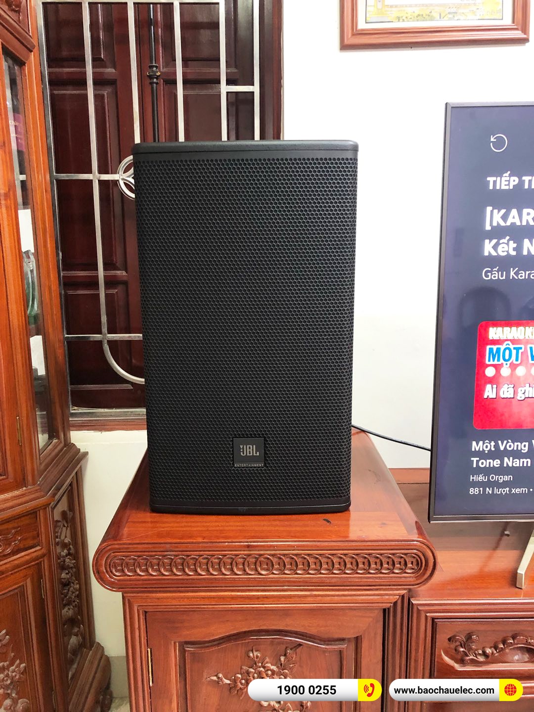Lắp đặt d&agrave;n karaoke JBL hơn 61tr cho anh Kh&aacute;nh tại H&agrave; Nội