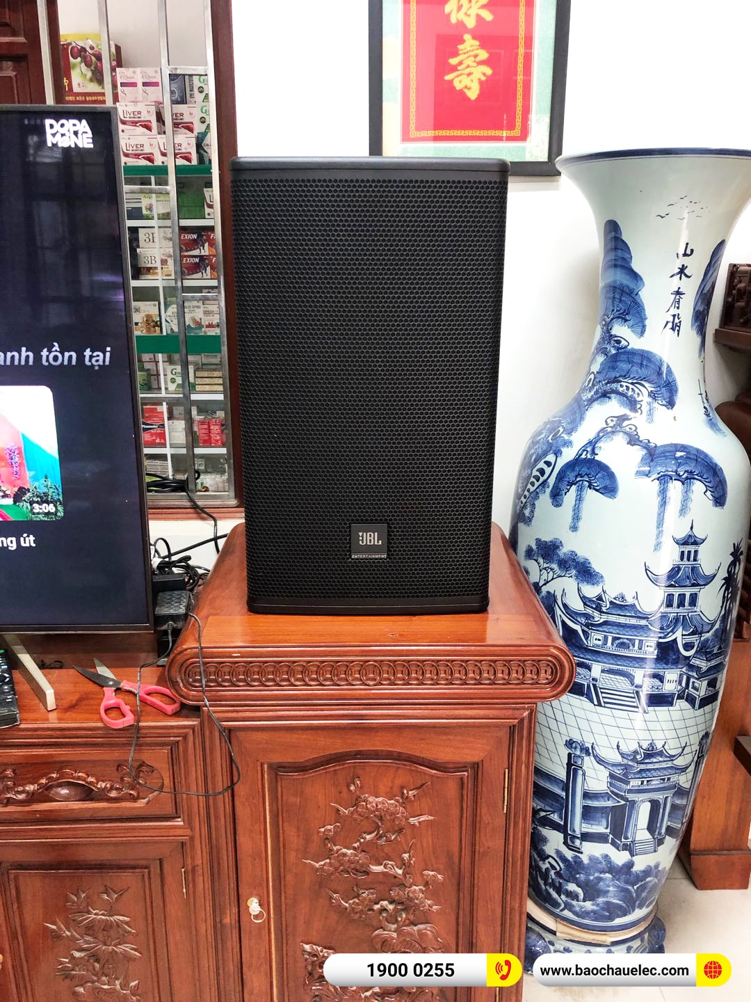 Lắp đặt d&agrave;n karaoke JBL hơn 61tr cho anh Kh&aacute;nh tại H&agrave; Nội