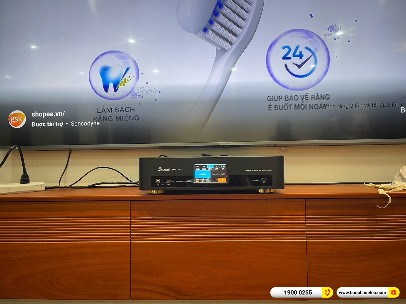 Lắp đặt d&agrave;n karaoke Domus gần 24tr cho anh Kh&aacute;nh tại H&agrave; Nội 