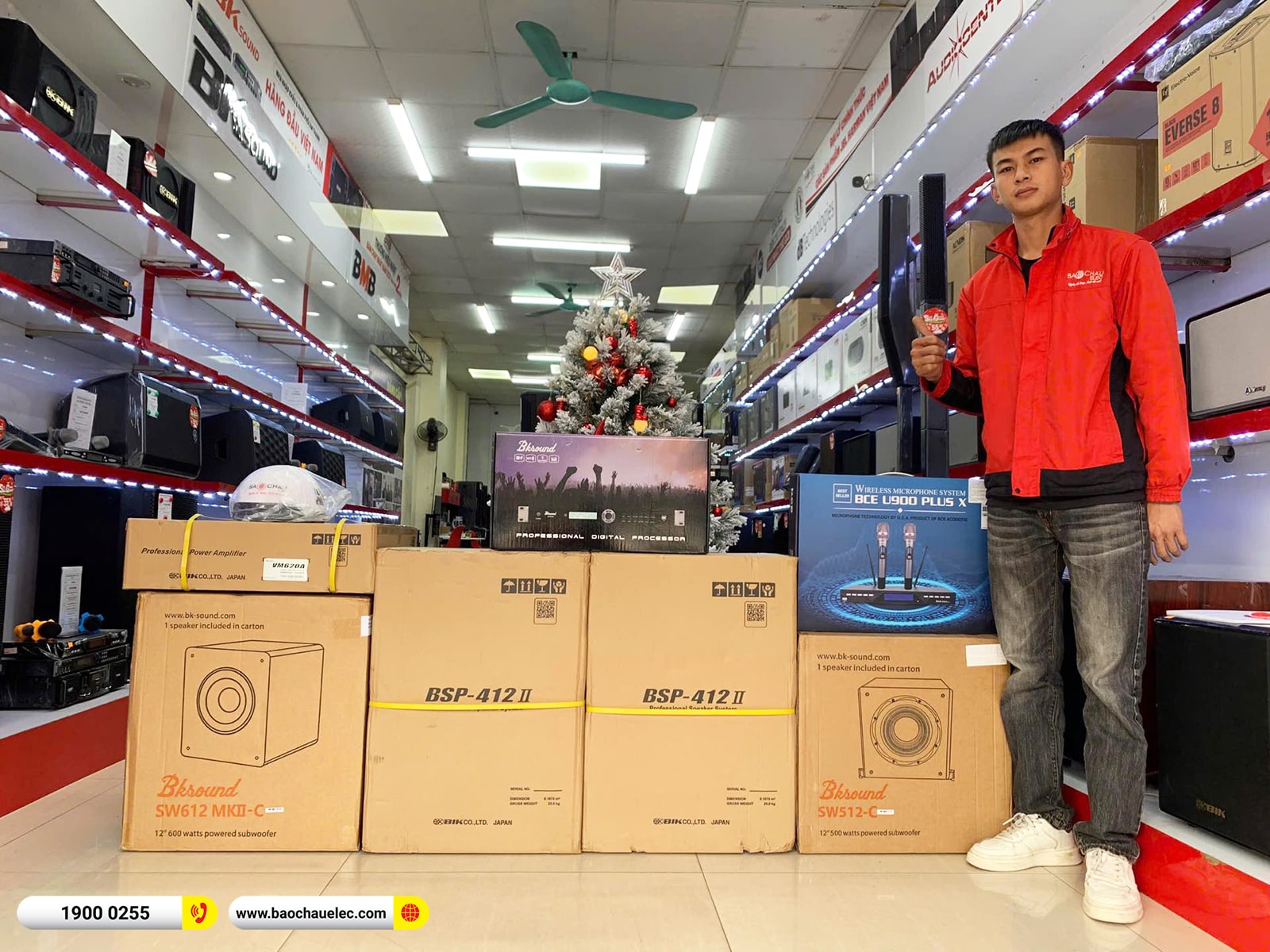 Lắp đặt d&agrave;n karaoke BIK gần 43tr cho anh Long tại Bắc Ninh