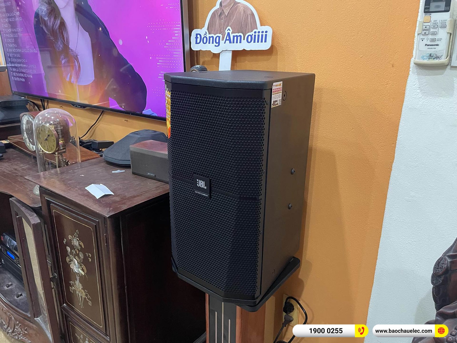 Lắp đặt d&agrave;n karaoke JBL hơn 66tr cho anh Long tại H&agrave; Nội 